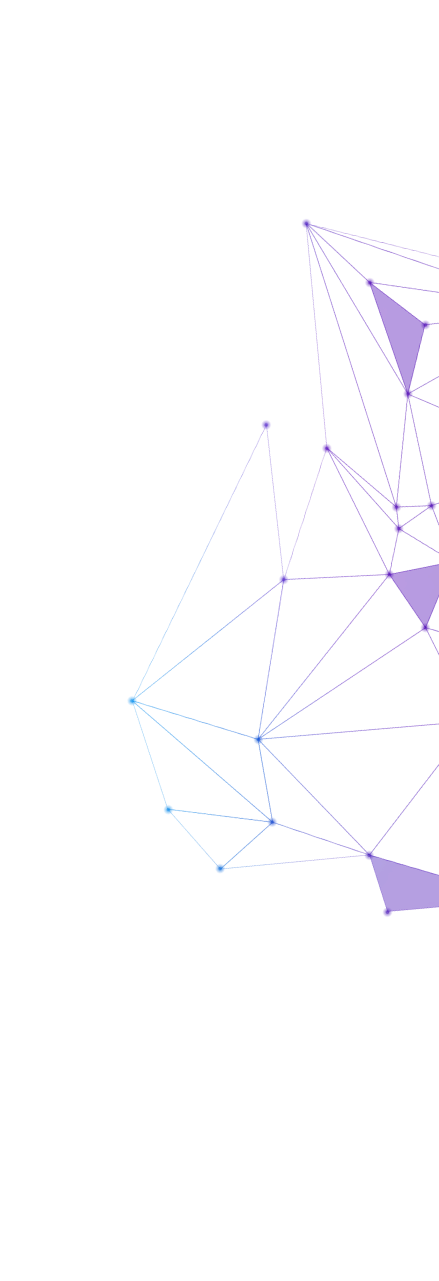 Imagem de pontos que simbolizam linhas de conexão